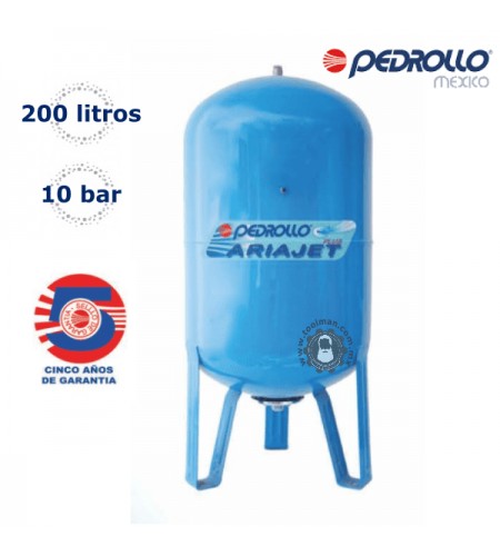 Tanque 200 litros Pedrollo